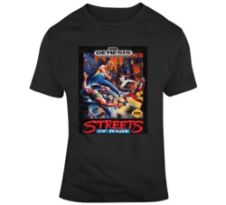 Streets Of Rage Sega Genesis Fan Cover Distressed T Shirt