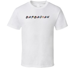 Barbadian Barbados Nationality Friend Parody T Shirt