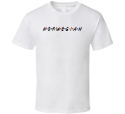 Norwegian Norway Nationality Friend Parody T Shirt