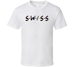 Swiss Sweden Nationality Friend Parody T Shirt