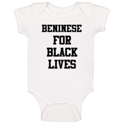 Beninese For Black Lives Solidarity Social Injustice Awareness Baby On