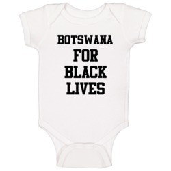 Botswana For Black Lives Solidarity Social Injustice Awareness Baby On