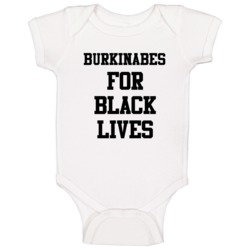 Burkinabes For Black Lives Solidarity Social Injustice Awareness Baby 