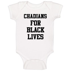 Chadians For Black Lives Solidarity Social Injustice Awareness Baby On