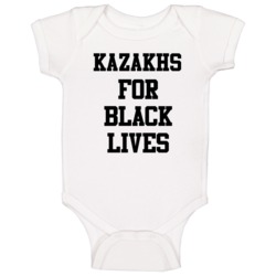 Kazakhs For Black Lives Solidarity Social Injustice Awareness Baby One