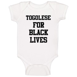 Togolese For Black Lives Solidarity Social Injustice Awareness Baby On