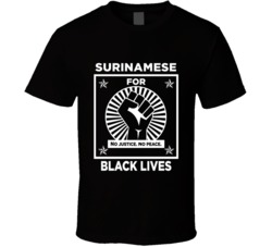 Surinamese For Black Lives Black Power Fist Social Injustice Awareness