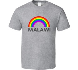 Malawi Rainbow City Country State Pride Celebration T Shirt