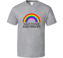 Sao Tome And Principe Rainbow City Country State Pride Celebration T S