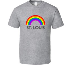 St Louis Rainbow City Country State Pride Celebration T Shirt