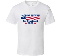 Jacinda Ardern For President 2020 Most Influential People Fan T Shirt