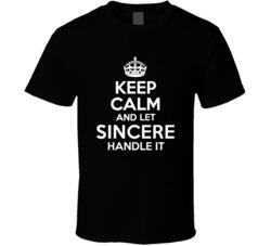 Sincere Keep Calm And Let Him Handle It Birthday Father's Day T S
