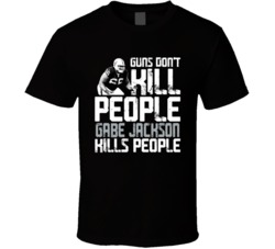 Guns Dont Kill Gabe Jackson Kills People Las Vegas Football T Shirt