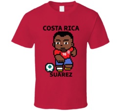 Aaron Suarez Costa Rica World Cup 2022 Tecmo Player T Shirt