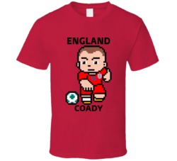 Conor Coady England World Cup 2022 Tecmo Player T Shirt