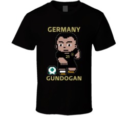 Ilkay Gundogan Germany World Cup 2022 Tecmo Player T Shirt