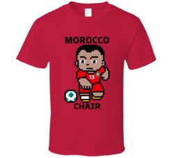 Ilias Chair Morocco World Cup 2022 Tecmo Player T Shirt