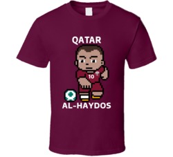 Hassan Al-haydos Qatar World Cup 2022 Tecmo Player T Shirt