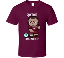 Khalid Muneer Qatar World Cup 2022 Tecmo Player T Shirt