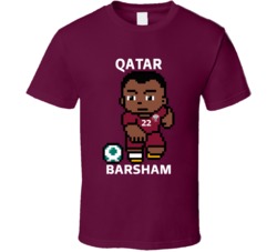 Meshaal Barsham Qatar World Cup 2022 Tecmo Player T Shirt