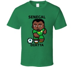 Krepin Diatta Senegal World Cup 2022 Tecmo Player T Shirt
