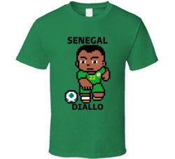 Abdou Diallo Senegal World Cup 2022 Tecmo Player T Shirt