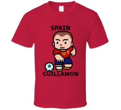 Hugo Guillamon Spain World Cup 2022 Tecmo Player T Shirt