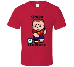 Diego Llorente Spain World Cup 2022 Tecmo Player T Shirt