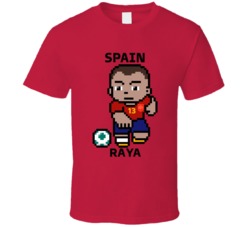 David Raya Spain World Cup 2022 Tecmo Player T Shirt