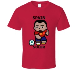 Carlos Soler Spain World Cup 2022 Tecmo Player T Shirt