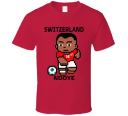 Dan Ndoye Switzerland World Cup 2022 Tecmo Player T Shirt