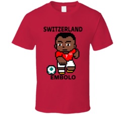 Breel Embolo Switzerland World Cup 2022 Tecmo Player T Shirt