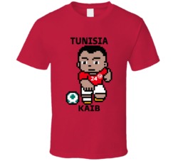 Rami Kaib Tunisia World Cup 2022 Tecmo Player T Shirt
