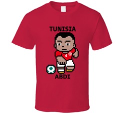 Ali Abdi Tunisia World Cup 2022 Tecmo Player T Shirt