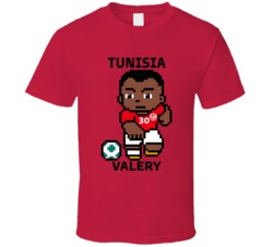 Yan Valery Tunisia World Cup 2022 Tecmo Player T Shirt