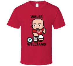 Jonny Williams Wales World Cup 2022 Tecmo Player T Shirt