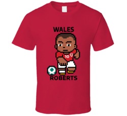 Tyler Roberts Wales World Cup 2022 Tecmo Player T Shirt