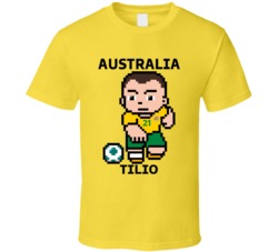 Marco Tilio Australia World Cup 2022 Tecmo Player T Shirt