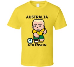 Nathaniel Atkinson Australia World Cup 2022 Tecmo Player T Shirt