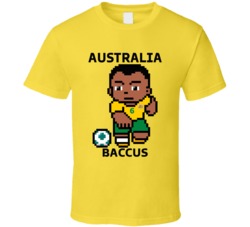 Keanu Baccus Australia World Cup 2022 Tecmo Player T Shirt