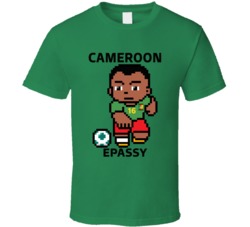 Devis Epassy Cameroon World Cup 2022 Tecmo Player T Shirt