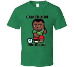 Nicolas Nkoulou Cameroon World Cup 2022 Tecmo Player T Shirt