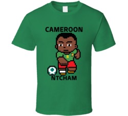 Olivier Ntcham Cameroon World Cup 2022 Tecmo Player T Shirt