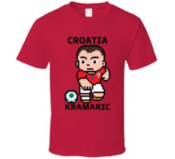 Andrej Kramaric Croatia World Cup 2022 Tecmo Player T Shirt