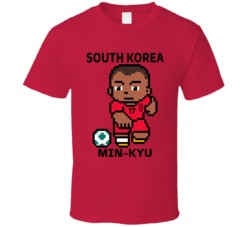 Song Min-kyu South Korea World Cup 2022 Tecmo Player T Shirt