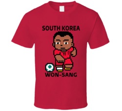 Um Won-sang South Korea World Cup 2022 Tecmo Player T Shirt
