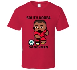 Lee Sang-min South Korea World Cup 2022 Tecmo Player T Shirt