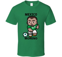 Hector Moreno Mexico World Cup 2022 Tecmo Player T Shirt
