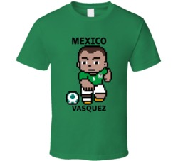 Johan Vasquez Mexico World Cup 2022 Tecmo Player T Shirt