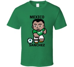 Erick Sanchez Mexico World Cup 2022 Tecmo Player T Shirt